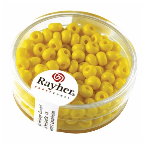 PERLE RAYHER PERLE INDIJANSKE, 4.5 MM RUMENE, 17G