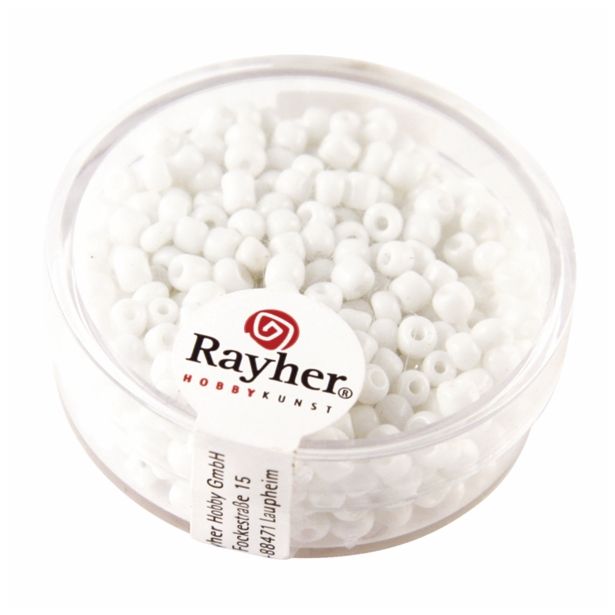 PERLE RAYHER PERLE OPAK, 2.6 MM BELE, 17G