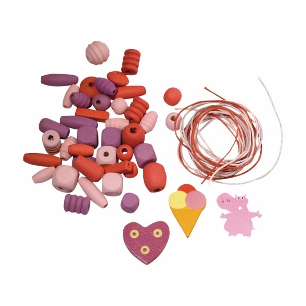 PERLE RAYHER SORTIMENT LESENIH PERL COCKTAIL, ROZA, 50 G