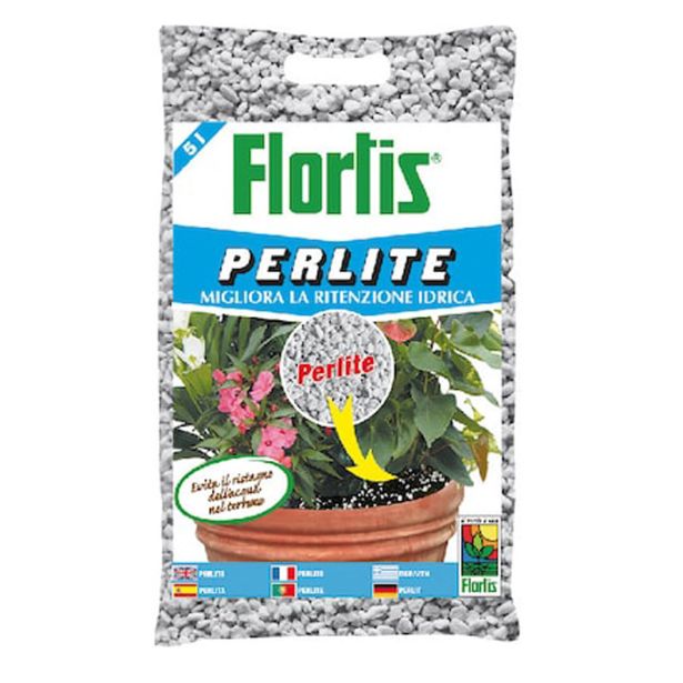 DODATEK ZA ZEMLJO FLORTIS PERLIT 5L 2-6MM PH 6.5-7.5