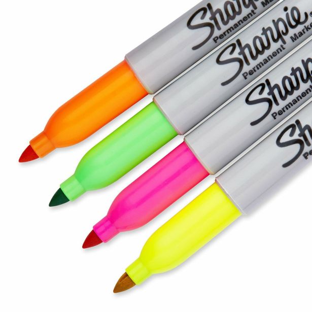 PERMANENTNI FLOMASTER SHARPIE MARKER SHARPIE FINE 4/1 NEON-BLISTER