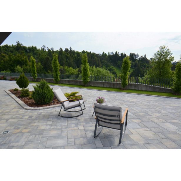 BETONSKI TLAKOVEC OBLAK GROUP PERUGIA MIX 115 ČRN, PEŠČEN, BEL