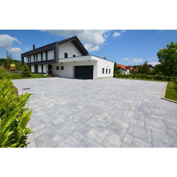 BETONSKI TLAKOVEC OBLAK GROUP PERUGIA MIX 16 TONALIT BEL, ČRN