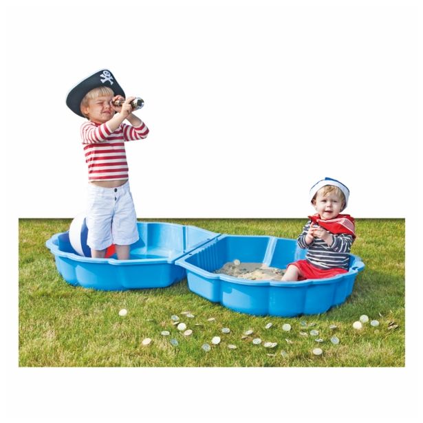 PESKOVNIK PARADISO PESKOVNIK ŠKOLJKA 87X77.7X18CM, MODRA