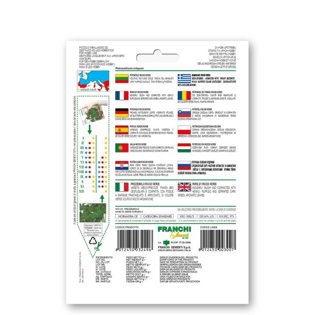 PETERŠILJ FRANCHI SEMENTI PETERŠILJ KODRASTI VXO 108/3