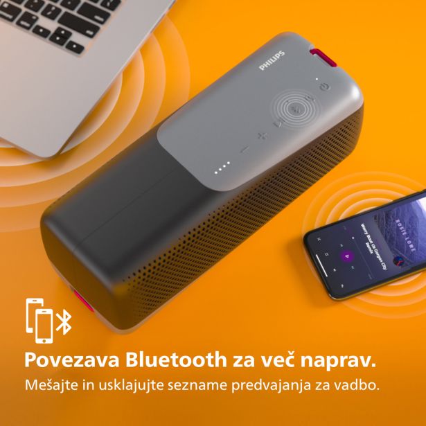 PRENOSNI ZVOČNIK  PHILIPS GO TAS4807W