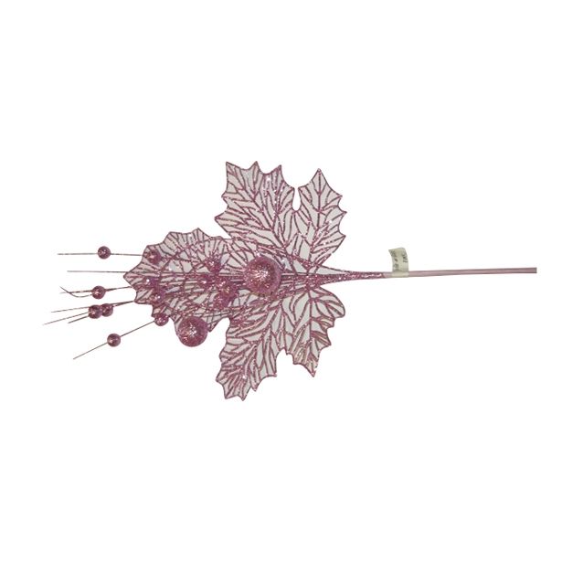 OKRASEK ZA JELKO GLOSSTYLE PIK 60 CM ROZA BARVE