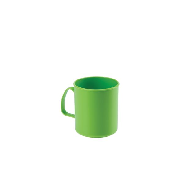 PIKNIK PROGRAM UCSAN PLASTIK LONČEK Z ROČAJEM 0.3 L ZELENE BARVE