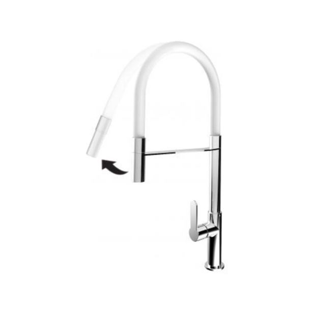 PIPA KUHINJSKA BLITZ K 204 FLEX BELA SILIKONSKA IZLIVNA CEV