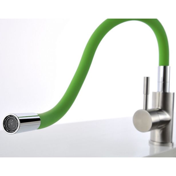 PIPA KUHINJSKA BLITZ K 910 FLEX ZELENA SILIKONSKA IZLIVNA CEV