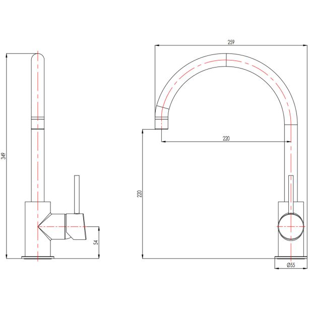 PIPA KUHINJSKA BLITZ K203/3 POMIVALNO KORITO