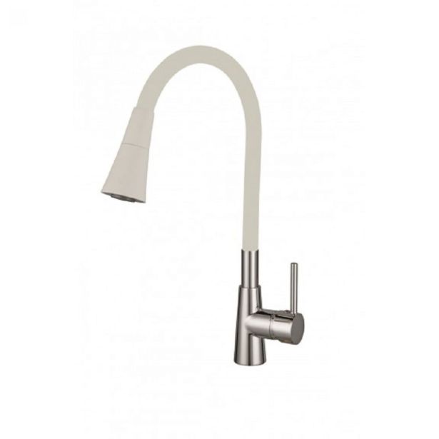 PIPA KUHINJSKA INTER CERAMIC HAVANA CINK/MEDENINA KROM/BELA