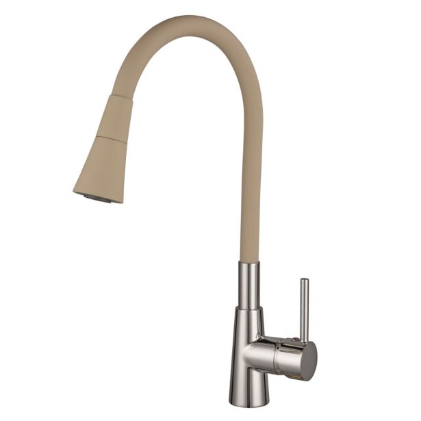 PIPA KUHINJSKA INTER CERAMIC HAVANA CINK/MEDENINA KROM/BEŽ