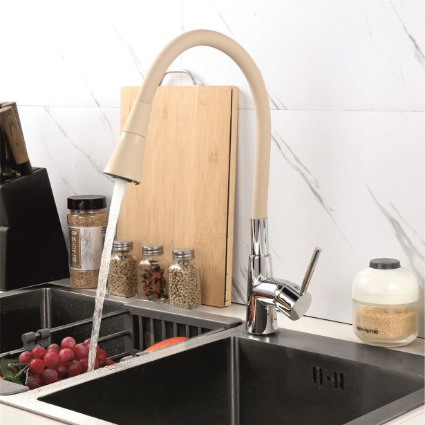 PIPA KUHINJSKA INTER CERAMIC HAVANA CINK/MEDENINA KROM/BEŽ