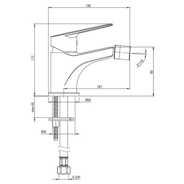 PIPA ZA BIDE DEANTE JASMIN NERO BGJ N30M