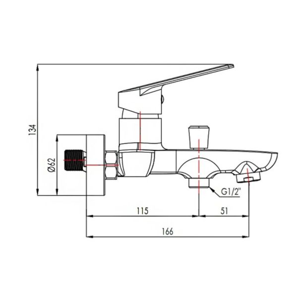 PIPA ZA KAD BLITZ EDDY 2200 ČRNA TUŠ/KAD-WA