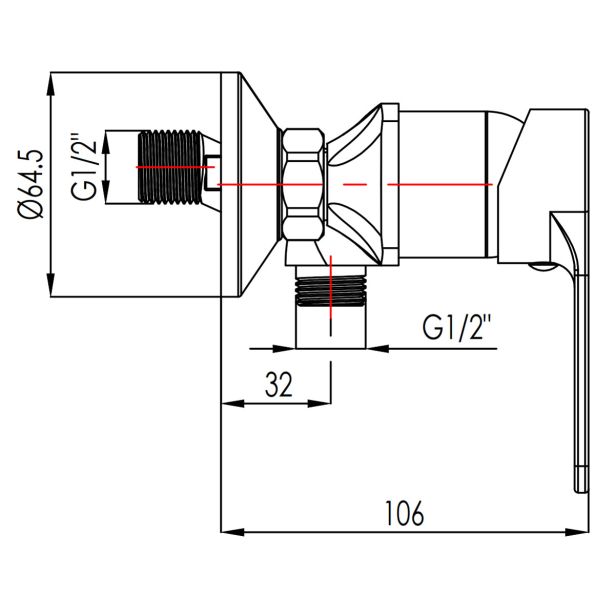 PIPA ZA TUŠ KAD BLITZ LIFE 1317