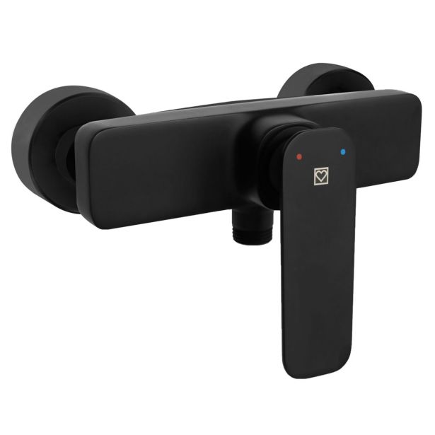 PIPA ZA TUŠ KAD UNITAS ZEN U40B ČRNA BREZ PRHE IN GIBLJIVE CEV