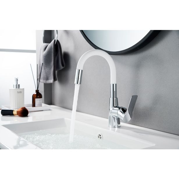 PIPA ZA UMIVALNIK INTER CERAMIC ALISADO CINK/MEDENINA KROM/BELA