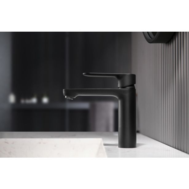 PIPA ZA UMIVALNIK INTER CERAMIC TORINO MAT ČRNA