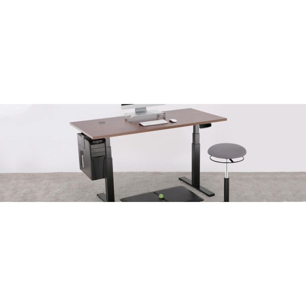 PISALNA MIZA ICY BOX SIT&STAND OKVIR ZA MIZO ELEKTRIČEN ERGONOMSKI ČRN