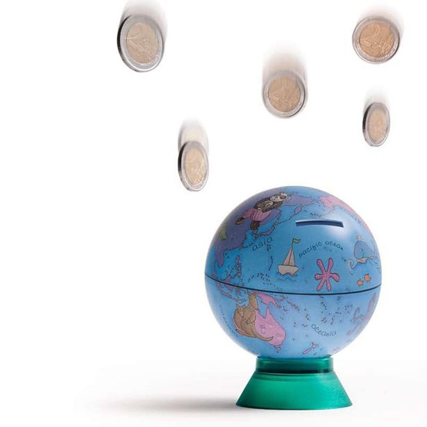 GLOBUS TECNODIDATTICA 11 CM BABY BANK ANG MS12BABY