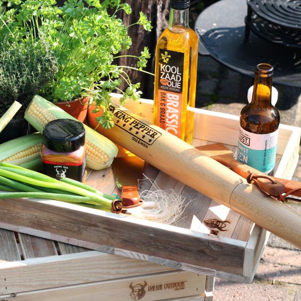 PRIPOMOČEK ZA PEKO VALHAL OUTDOOR PLADENJ LESEN