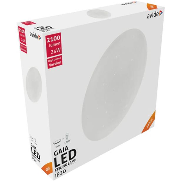 PLAFONJERA AVIDE LED GAIA 24W 4000K