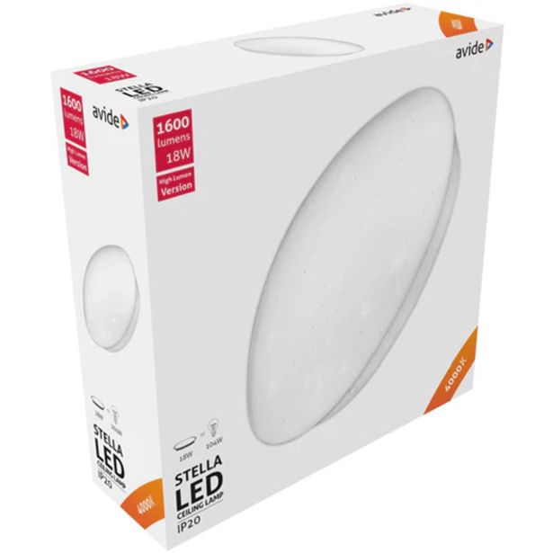 PLAFONJERA AVIDE LED STELLA 18W 4000K