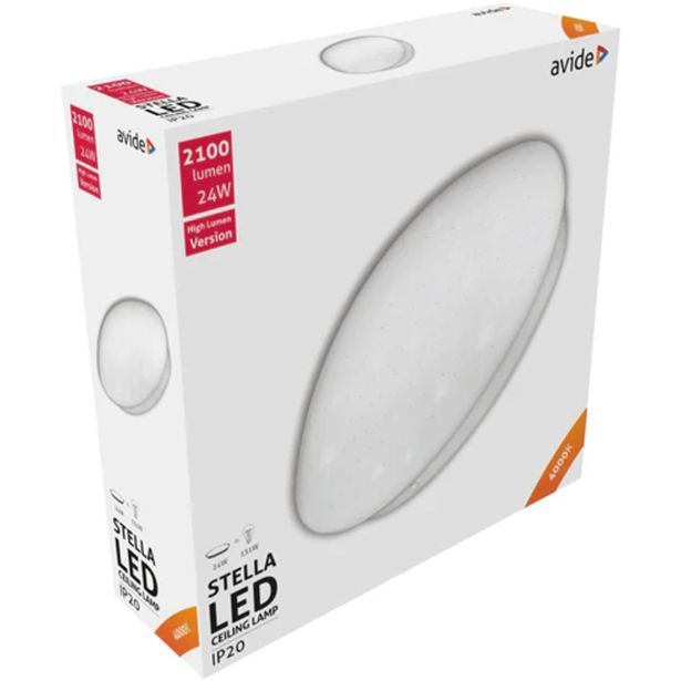 PLAFONJERA AVIDE LED STELLA 24W 4000K