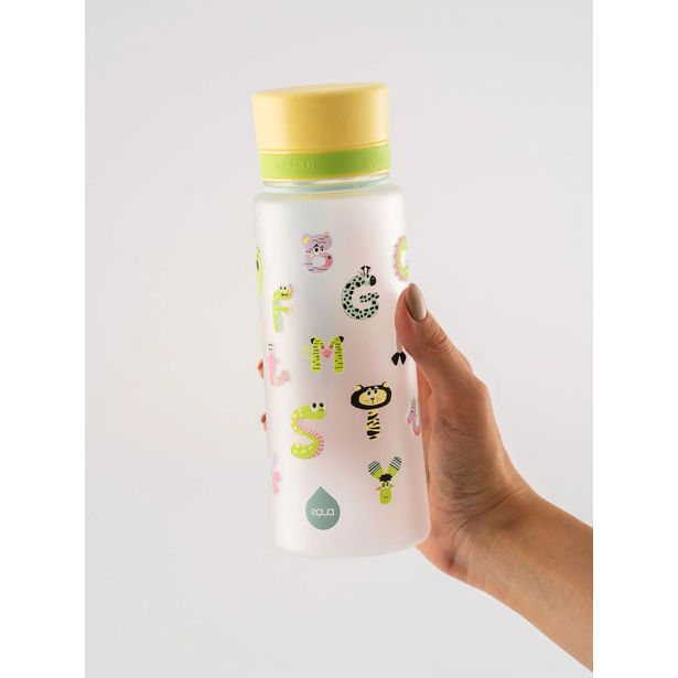 PLASTENKA ZA VODO EQUA ALPHA ZOO 600 ML, BREZ BPA