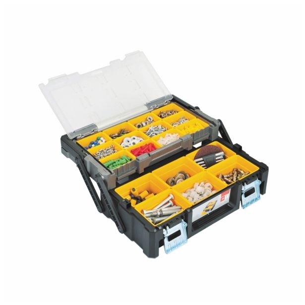 PLASTIČNA ŠKATLA 56.5X31.5X24.6 CM S ŠKATLICAMI