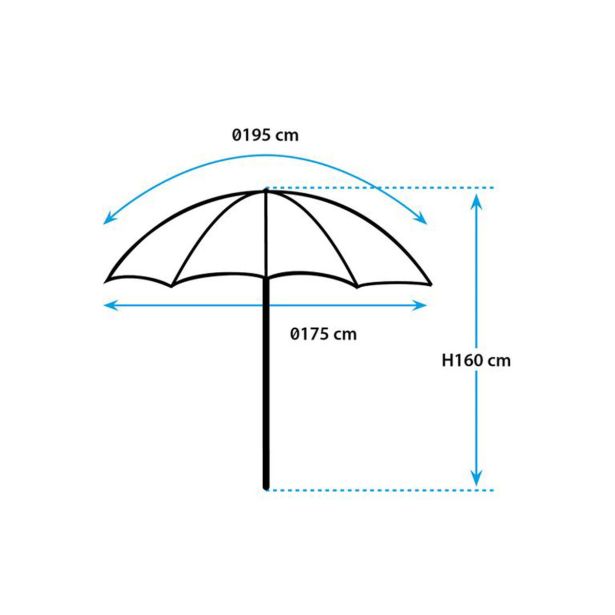 PLAŽNI ŠOTOR BRUNNER BEACH PARSOL 2V1