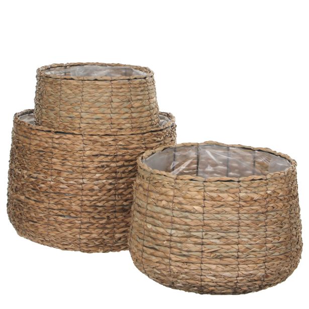 AVALON KOŠARA SVETLO RJAVA - H25XD30CM