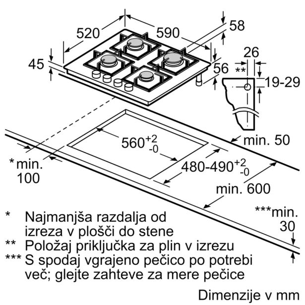 PLINSKA KUHALNA PLOŠČA BOSCH PPP6A2I40 BELA