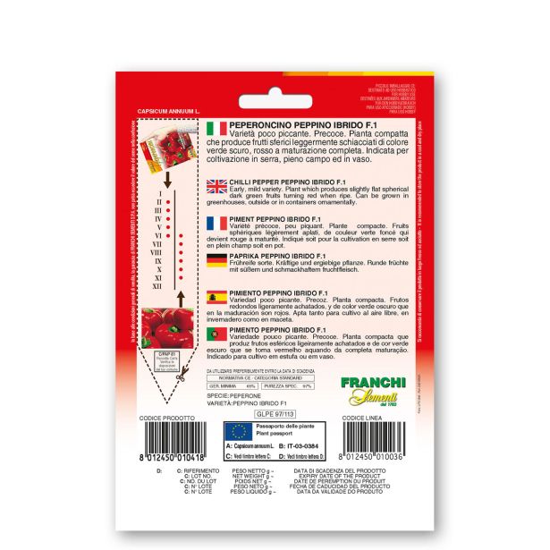 PLODOVKA FRANCHI SEMENTI ČILI PEPPINO GLPE 97/113