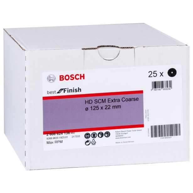 FIBERFLEX DISK ZA KOVINO BOSCH PLOŠČA IZ FLISA SCM 125MM N477 POSEBEJ GROBA