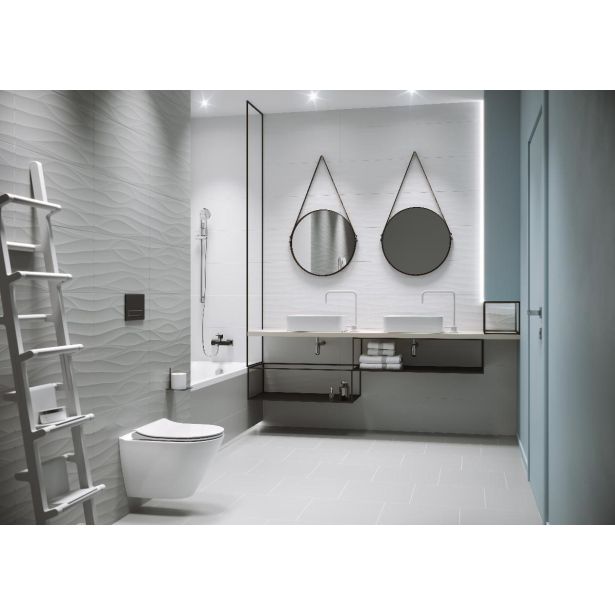 PLOŠČICA TAL. VIDEZ KAMNA CERSANIT PP420 WHITE SATIN 42X42