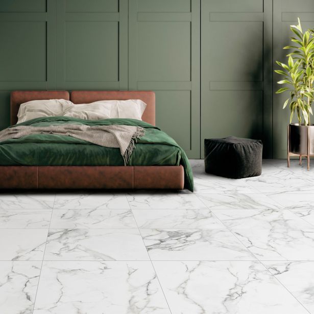 PLOŠČICA TAL.VIDEZ MARMOR ITA SPA SILK CALACATTA GREY 60X60 RET