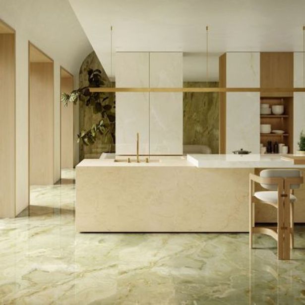 PLOŠČICA TAL.VIDEZ MARMOR MARAZZI ALLMARBLE ONICE GIADA LUX 60X120 ZELENO BEŽ SIJAJ