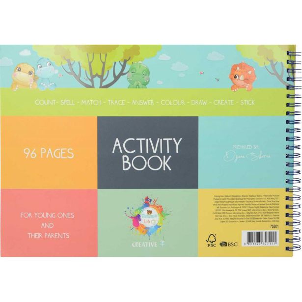 POBARVANKA CREATIVE POBARVANKA CREATIVE ACTIVITY BOOK 96 STRANI