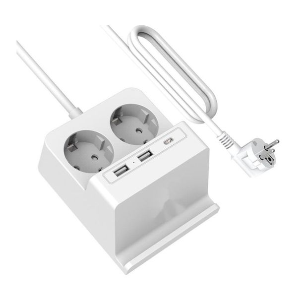 PODALJŠEK- PRENAP.ZAŠČITA WELL EXTS-2S2M-USBC3W, 2XUSB 1XUSB-C, 2X VTIČNICA