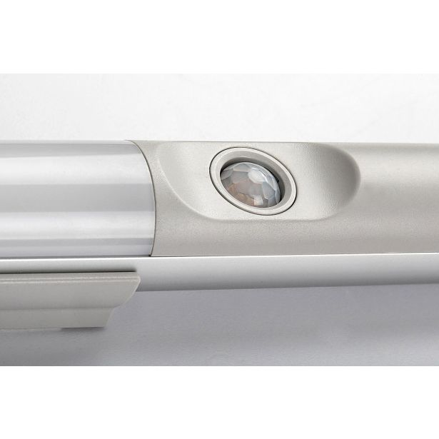 PODELEM. STENSKA SVETILKA RABALUX RAKAR SENZOR 3W V31CM SREBRNA