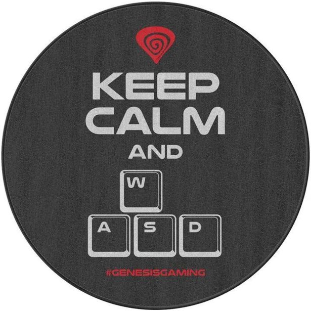 PODLOGA ZA GAMING STOL GENESIS TELLUR 300 POWER, ČRNA