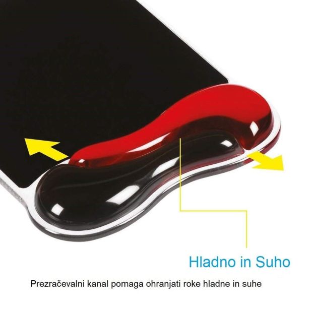 PODLOGA ZA MIŠKO KENSINGTON GEL RDEČE-ČRNA 62402