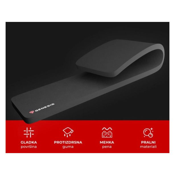 PODLOGA ZA ZAPESTJE GENESIS RUBID 400 TKL 470X95X15 MM