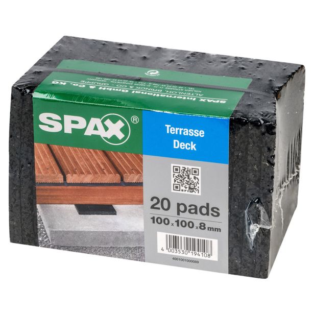 DODATEK ZA TERASO SPAX PODLOGE ZA TERASE V ZAVITKU 20 KOS