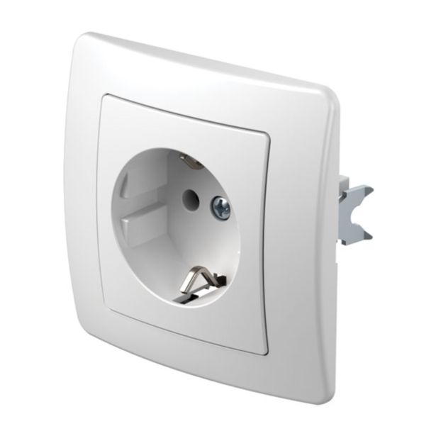 PODOMETNA VTIČNICA EKONOMIK VARNOSTNA BELA, VIJAČNA