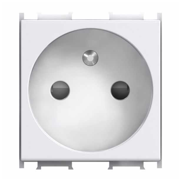 PODOMETNA VTIČNICA MODUL FRANCOSKA BELA, VIJAČNA, 2M, BOK