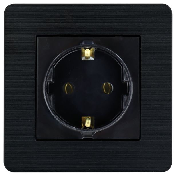 PODOMETNA VTIČNICA VILIS VARNOSTNA, ČRNA